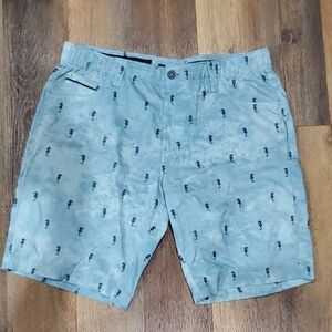 William Murray Golf Blue Seahorse Athletic Shorts